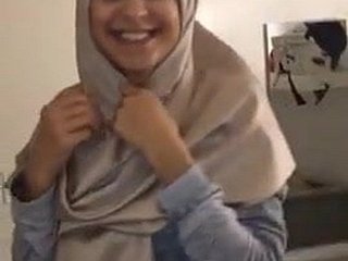 Hot Paki Meisje fore-part Hijab
