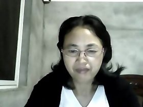 Velho chinês MIFL mostrar em QQ2426018977 na webcam