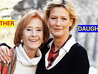 Dam en dochter Rosemarie Fendel + Suzanne von Borsody